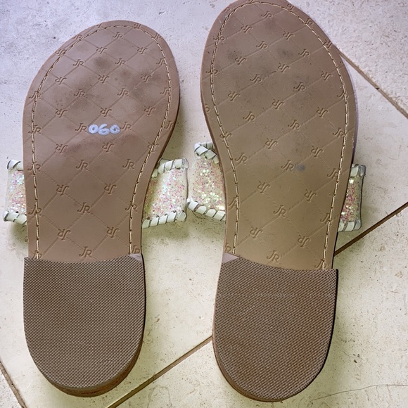 NWOT Jack Rogers thong glitter sandals size 8.5 - Picture 7 of 8